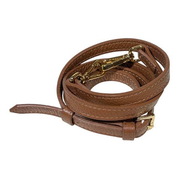 Quince Tan Italian Pebbled Leather Crossbody Bag - Picture 6 of 7